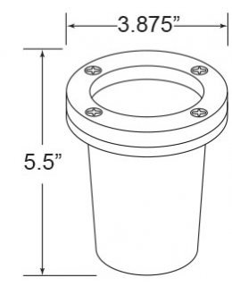 Encore LEDWL-101-LED-6W In-Grade Light 